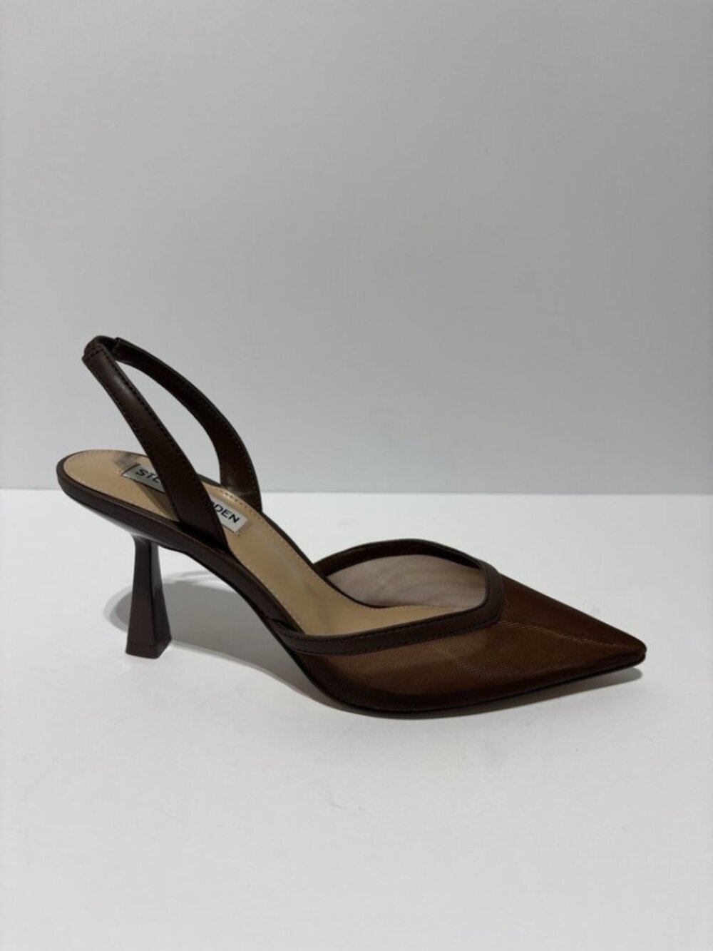 Steve Madden Women’s Beyah, Brown Slingback Pumps, Size 7.5 M